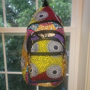 Ankara Print Back pack